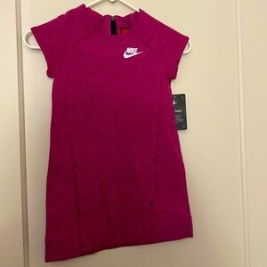 NWT Nike girls tech pack pink dress size: S